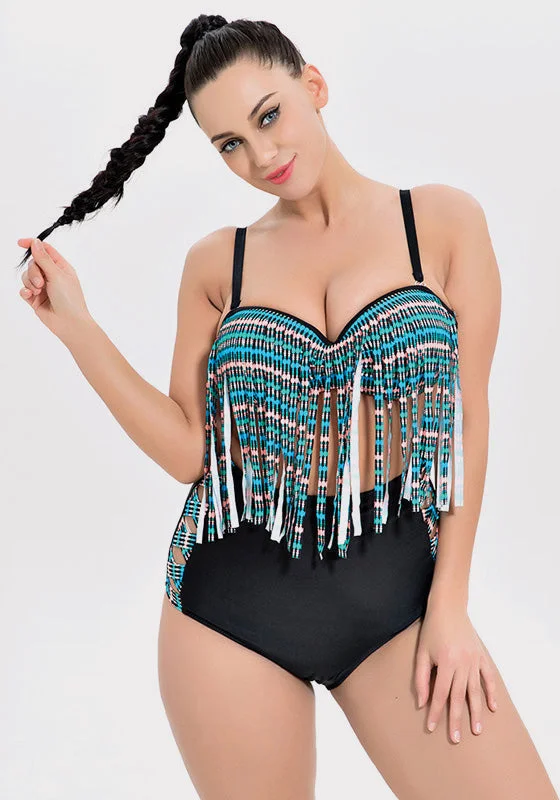Celebrate the Weekend with Discounts Indico High Waist Vintage Bikini