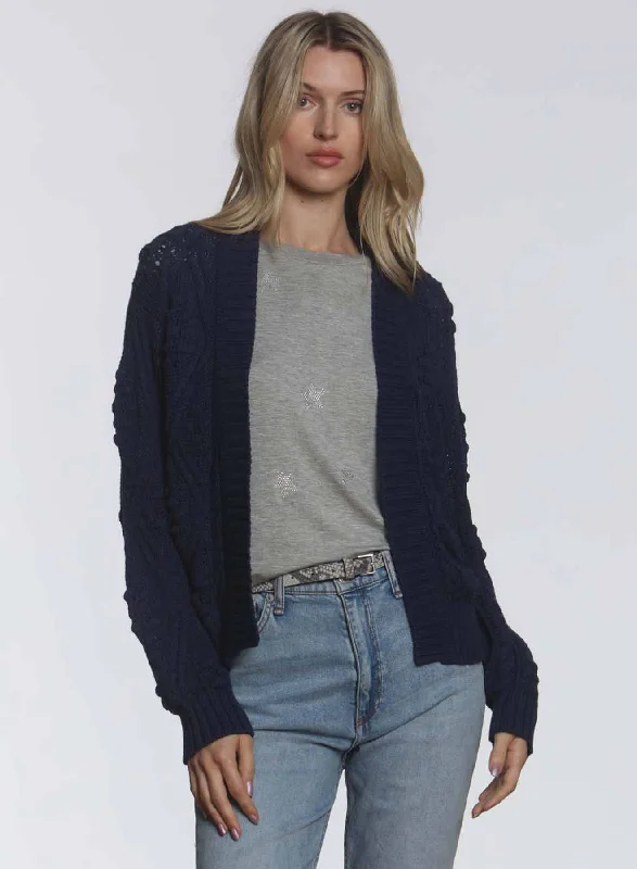 Year-End Deals Cara Bobble Cardigan - Navy