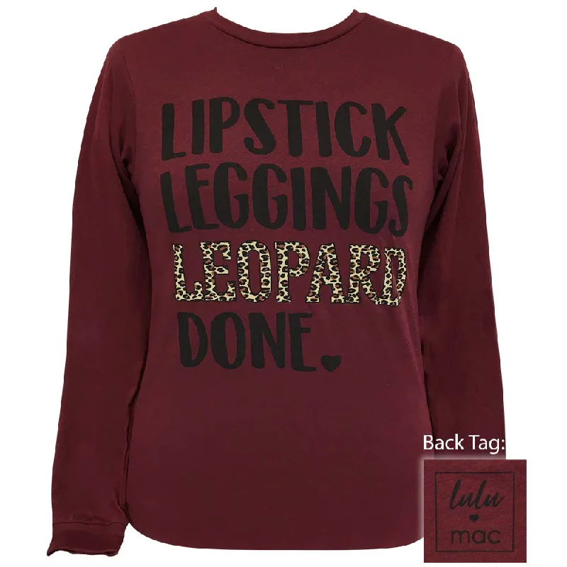 New Arrival lulu mac-Lipstick Leggings LS-LM43