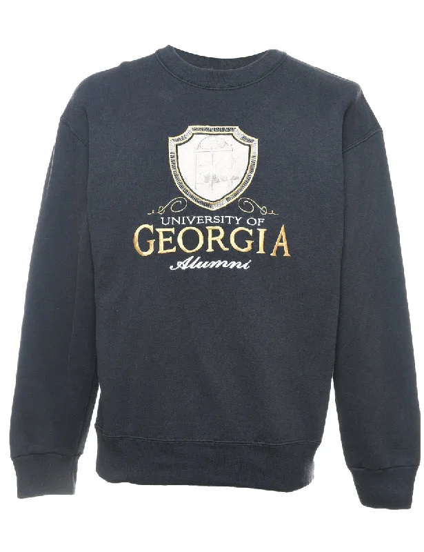 Weekend Bargains to Indulge In University Of Georgia Embroidered Sweatshirt - L