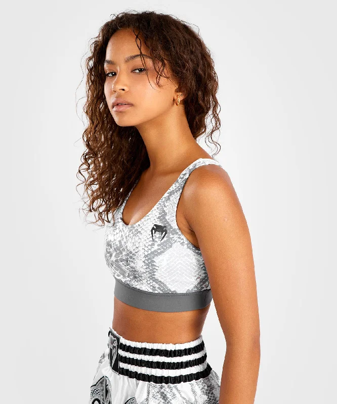 Year-End Sale Venum White Snake Sport Bra Women - White