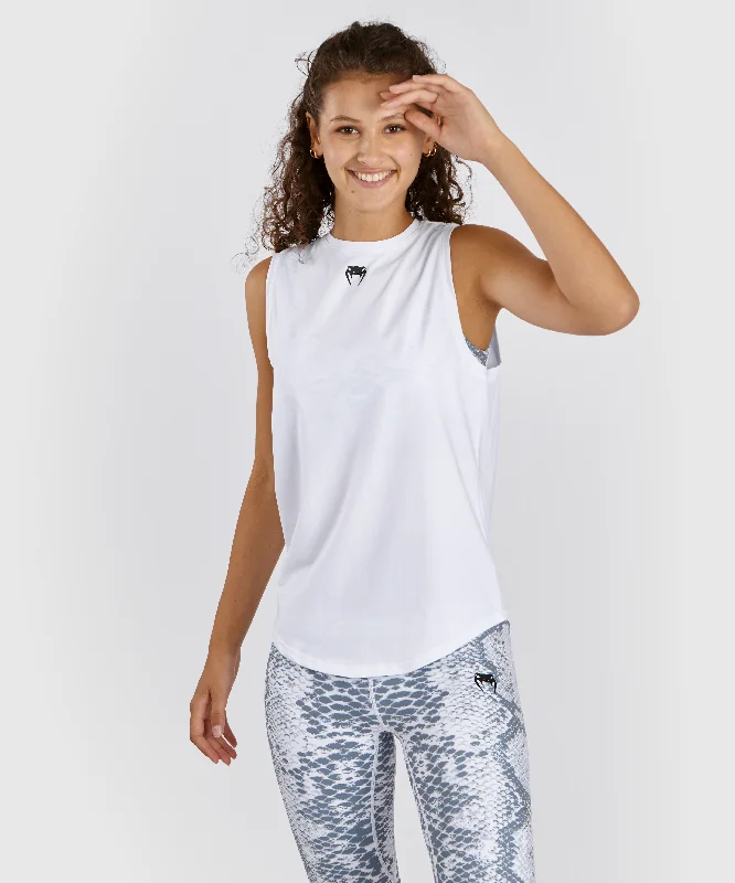 Steals and Deals Venum White Snake Tank Top Women - White