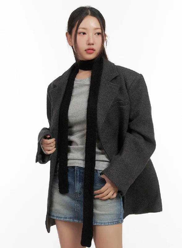 Weekend Savings Galore Cozy Chic Oversize Blazer CO417
