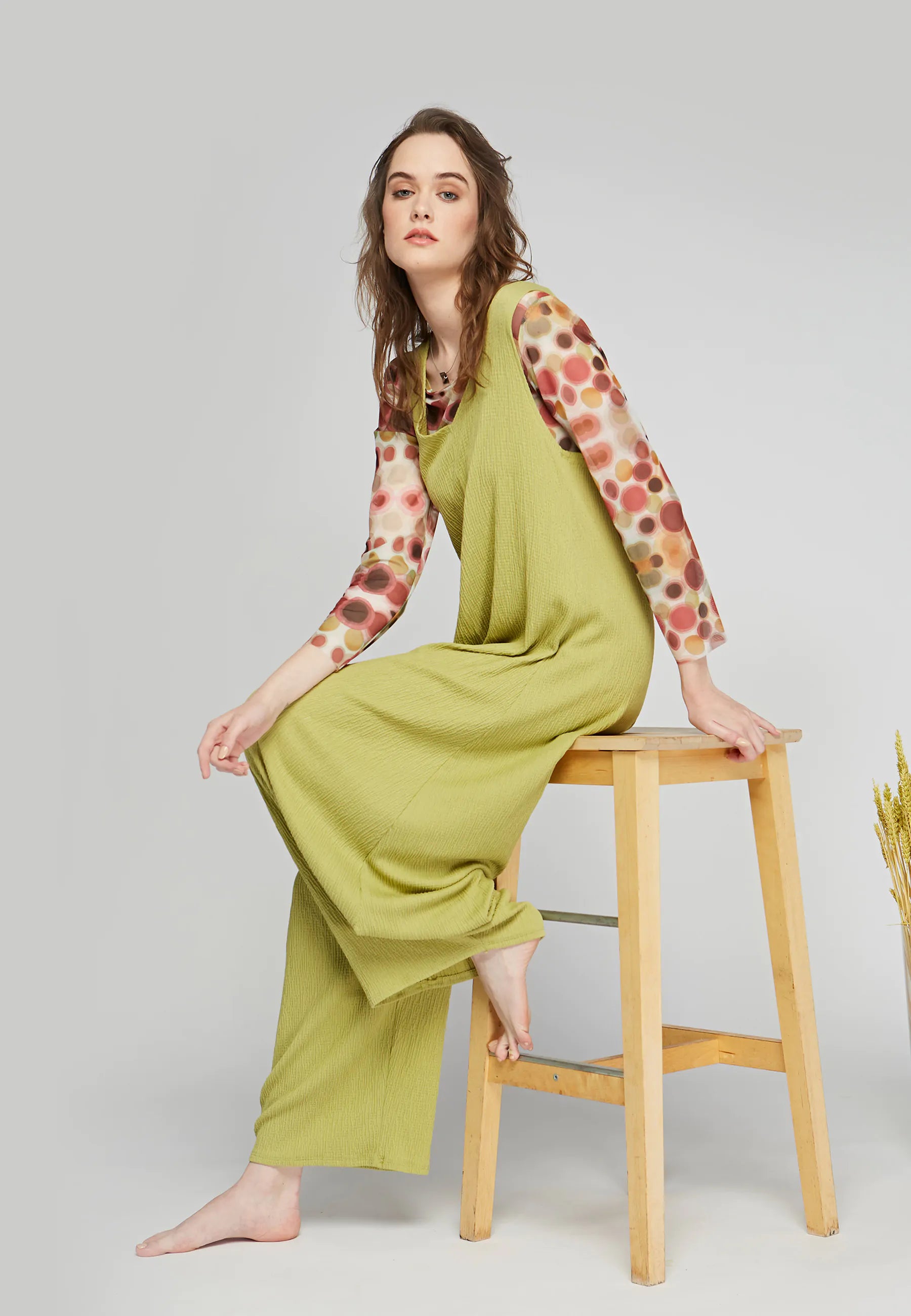 Can't Resist ASHLEY Wrinkled viscose jersey jumpsuit